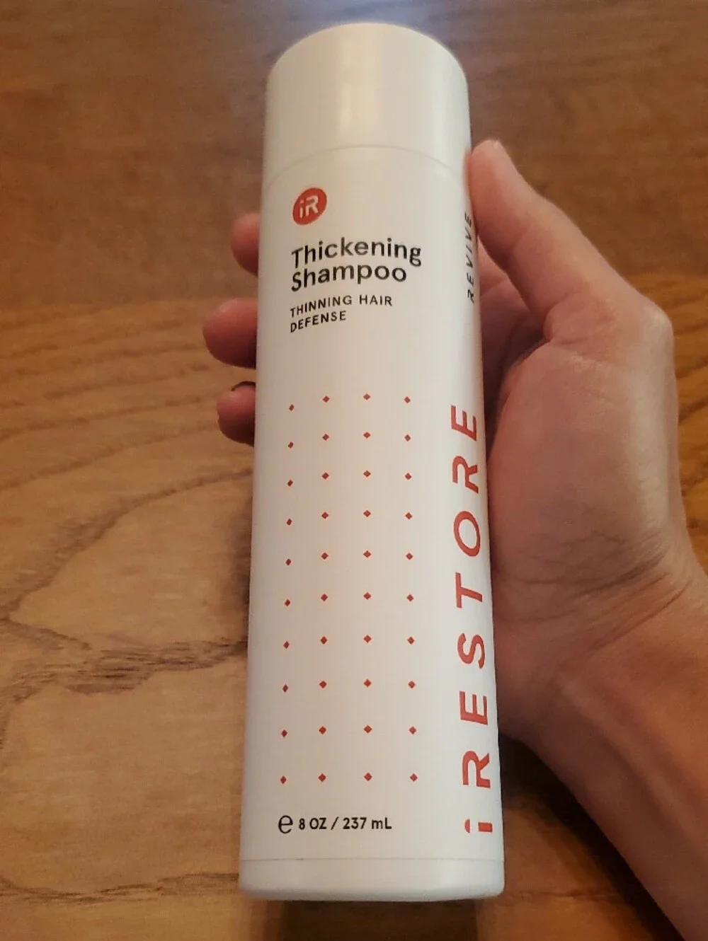 iRestore Thickening Shampoo for Men - White and Orange